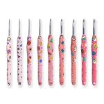 AGULHA PARA CROCHE SOFT ESTAMPADA PINK CIRCULO