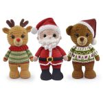 KIT AMIGURUMI COLECAO NATAL CIRCULO