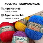 BARBANTE BARROCO MAXCOLOR N.6 200G CIRCULO