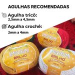 FIO AMIGURUMI BRILHO 80G CIRCULO
