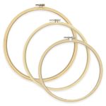 BASTIDOR BAMBU  COM REGULADOR COR 10 CIRCULO