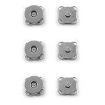 BOTAO IMANTADO COSTURA 14MM 6 UNIDADES CIRCULO