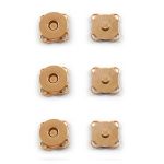 BOTAO IMANTADO COSTURA 14MM 6 UNIDADES CIRCULO