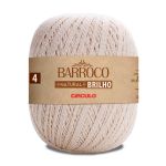 BARBANTE BARROCO NATURAL BRILHO 400G 4 CIRCULO
