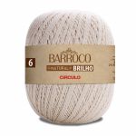 BARBANTE BARROCO NATURAL BRILHO 400G 6  CIRCULO