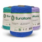 BARBANTE COLORIDO N.8 600G EUROROMA