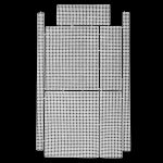 MALHA CHENILLE PARA BOLSA BXWG105 54X34,5CM SACOLA