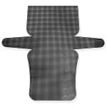 MALHA CHENILLE PARA BOLSA BXWG10-CRUZ G BURACO PEQUENO COR PRETO BOTELHO
