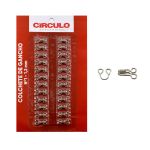 COLCHETE DE GANCHO 24 UNIDADES CIRCULO
