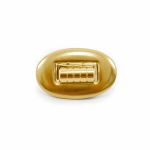 FECHO DE BOLSA  METAL OVAL 1 UNIDADE CIRCULO