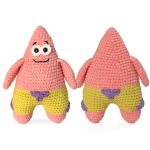 KIT AMIGURUMI COLECAO BOB ESPONJA LINHAS CORRENTE