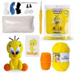 KIT AMIGURUMI COLECAO LOONEY TUNES LINHAS CORRETE