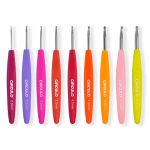 AGULHA PARA CROCHE MATTE CABO PLASTICO CIRCULO