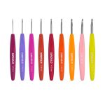 KIT AGULHA DE CROCHE PLASTICO MATTE - COR 10 CIRCULO