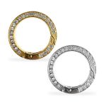 ARGOLA CHAVEIRO ARTICULADA STRASS 35MM UNIDADE ROMA AVIAMENTOS