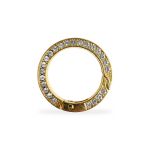 ARGOLA CHAVEIRO ARTICULADA STRASS 35MM UNIDADE ROMA AVIAMENTOS