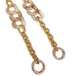 ALCA DE BOLSA CORRENTE COM ELOS RO.154459 50CM DOURADO ROMA AVIAMENTOS