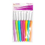 KIT AGULHA CROCHE NYBC BARBANTE 04 COM 8 UNIDADES