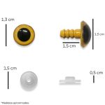 OLHOS PARA AMIGURUMI N.13 PYS 10 PARES