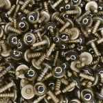 OLHOS PARA AMIGURUMI N.13 PDMG DOURADO 10 PARES