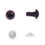 OLHOS PARA AMIGURUMI N.13 LILAS GLITER 10 PARES