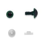 OLHOS PARA AMIGURUMI N.11 VERDE GLITTER 10 PARES