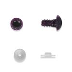 OLHOS PARA AMIGURUMI N.11 LILAS GLITTER 10 PARES
