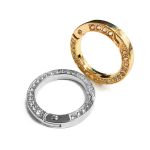 ARGOLA ARTICULADA STRASS G 2 UNIDADES BOTELHO E CIA