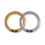 ARGOLA ARTICULADA STRASS G 2 UNIDADES BOTELHO E CIA