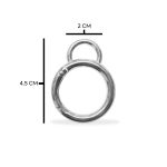 ARGOLA ARTICULADA 25MM RO.151495 UNIDADE NIQUELADO