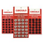 COLCHETE DE PRESSAO COM 24 UNIDADES CIRCULO