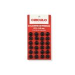 COLCHETE DE PRESSAO COM 24 UNIDADES CIRCULO