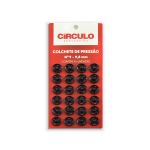 COLCHETE DE PRESSAO COM 24 UNIDADES CIRCULO