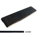 ELASTICO ALGODAO 10 6MMX10M PRETO SAO JOSE