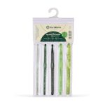 KIT AGULHA ACRILICO COM GLITTER 5 UNIDADES SORTIDO EUROROMA