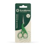 TESOURA DE BORDADO PASSARO 9CM VERDE LIMAO EUROROMA