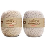 BARBANTE BARROCO NATURAL BRILHO 700G 4 CIRCULO