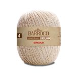 BARBANTE BARROCO NATURAL BRILHO 700G 4 CIRCULO
