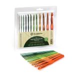 KIT AGULHAS DE CROCHE ALUMINIO SORTIDO EUROROMA