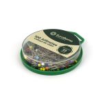 ALFINETE CABECA DE VIDRO 33MM 100 UNIDADES SORTIDO EUROROMA