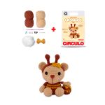 KIT AMIGURUMI SOFT URSINHOS  CIRCULO