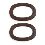 ALCA BOLSA DE MADEIRA OVAL 16,5X11CM COR 10 CIRCULO 