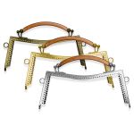 FECHO DE METAL COM ALCA CURVA 13X22CM CIRCULO