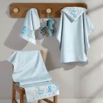TOALHA BANHO CAPUZ BABY STAR PINTURA DOHLER