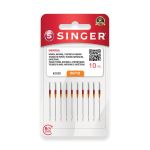 AGULHA PARA MAQUINA DE COSTURA SINGER 2020 80/12 10 UNIDADES