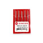 AGULHA PARA MAQUINA DE COSTURA SINGER GALONEIRA 3651 100/16 10 UNIDADES