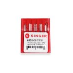 AGULHA PARA MAQUINA DE COSTURA SINGER OVERLOCK 6120 75/11 10 UNIDADES