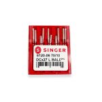 AGULHA PARA MAQUINA DE COSTURA SINGER OVERLOCK 6120 70/10 10 UNIDADES