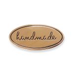 PLACA METAL 4X2CM DOURADO ROMA AVIAMENTOS