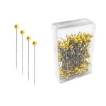 KIT ALFINETE 19.5X12CM 100 UNIDADES UT.1018 DOURADO ROMA AVIAMENTOS